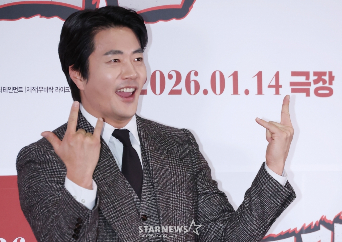 권상우 '신난 하트맨'[★포토]