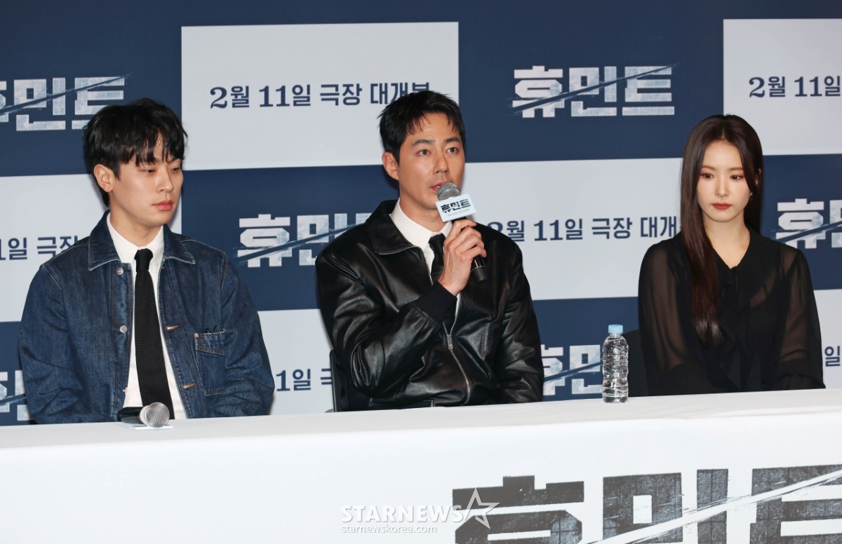 박정민-조인성-신세경 '믿고 보는 휴민트'[★포토]