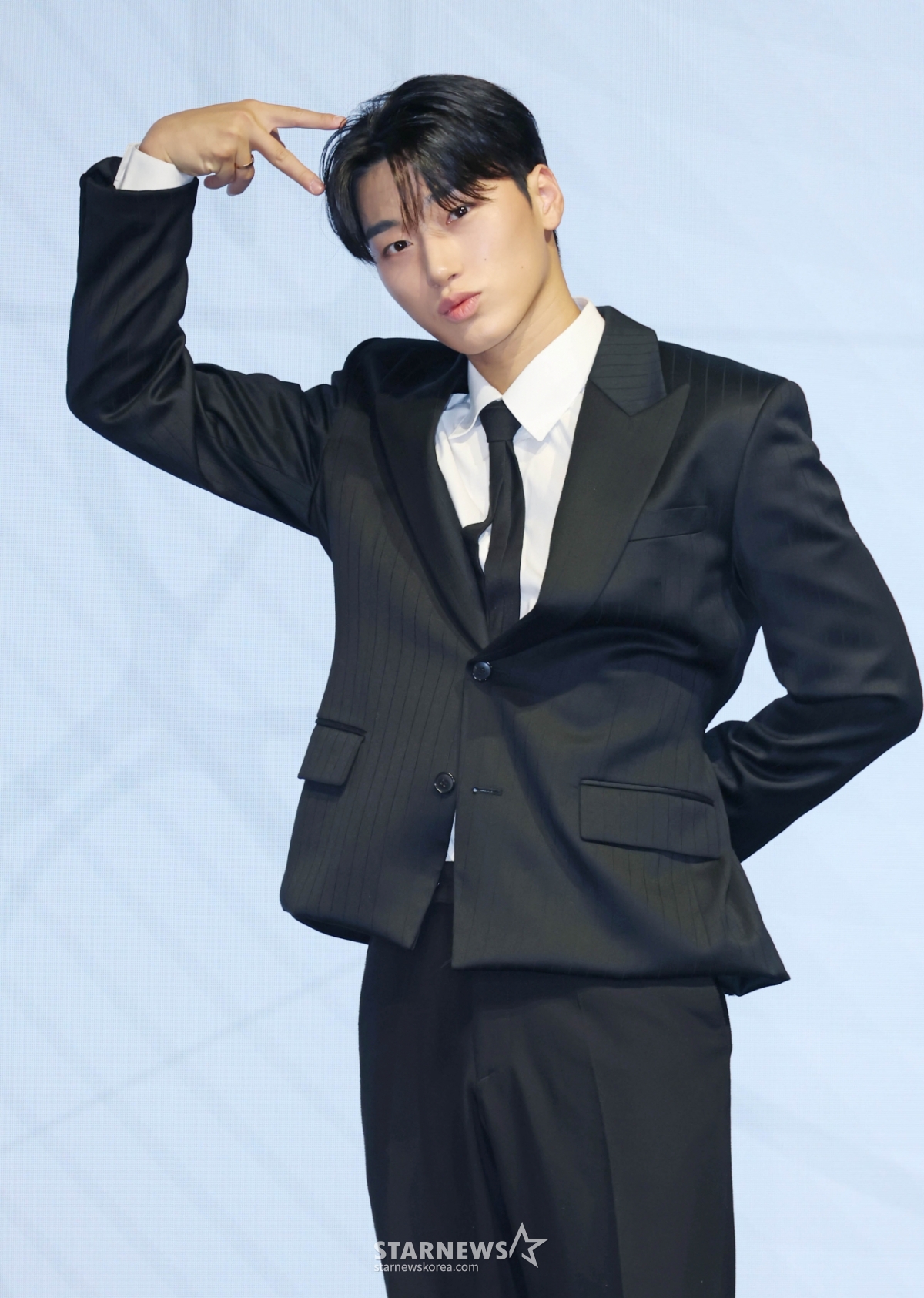 에이티즈 산 '포즈는 깜찍하게'[★포토]