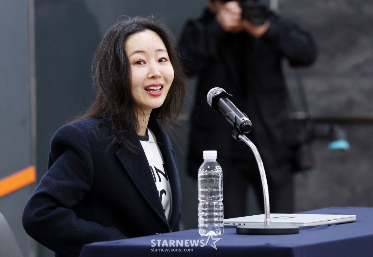 민희진, 또 기자회견[★포토]