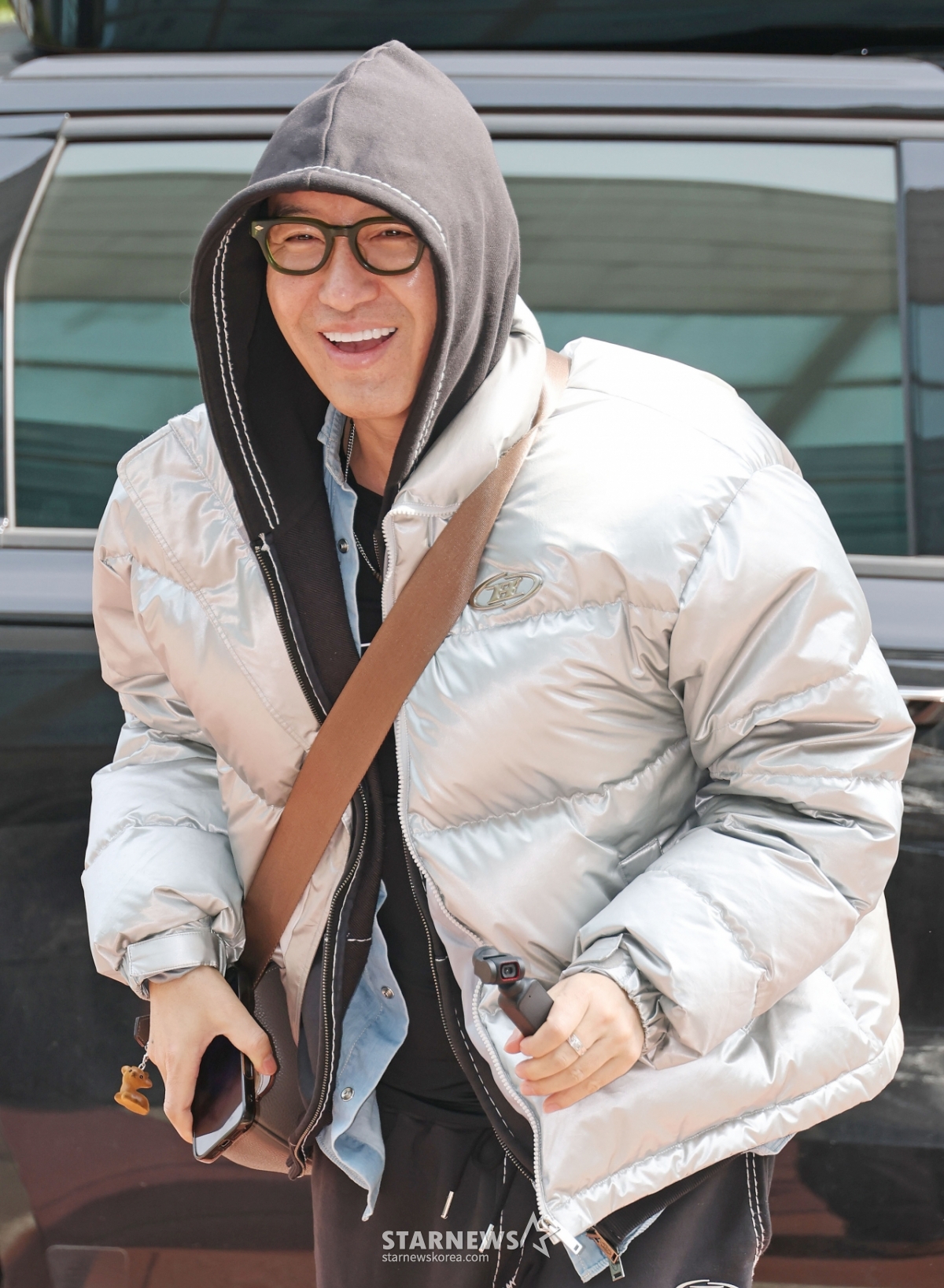 홍석천 '신나는 출근길'[★포토]