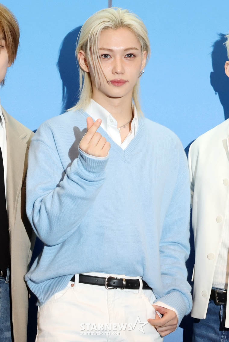 스트레이키즈 필릭스 '릭스천사가 내려왔어요~'[★포토]