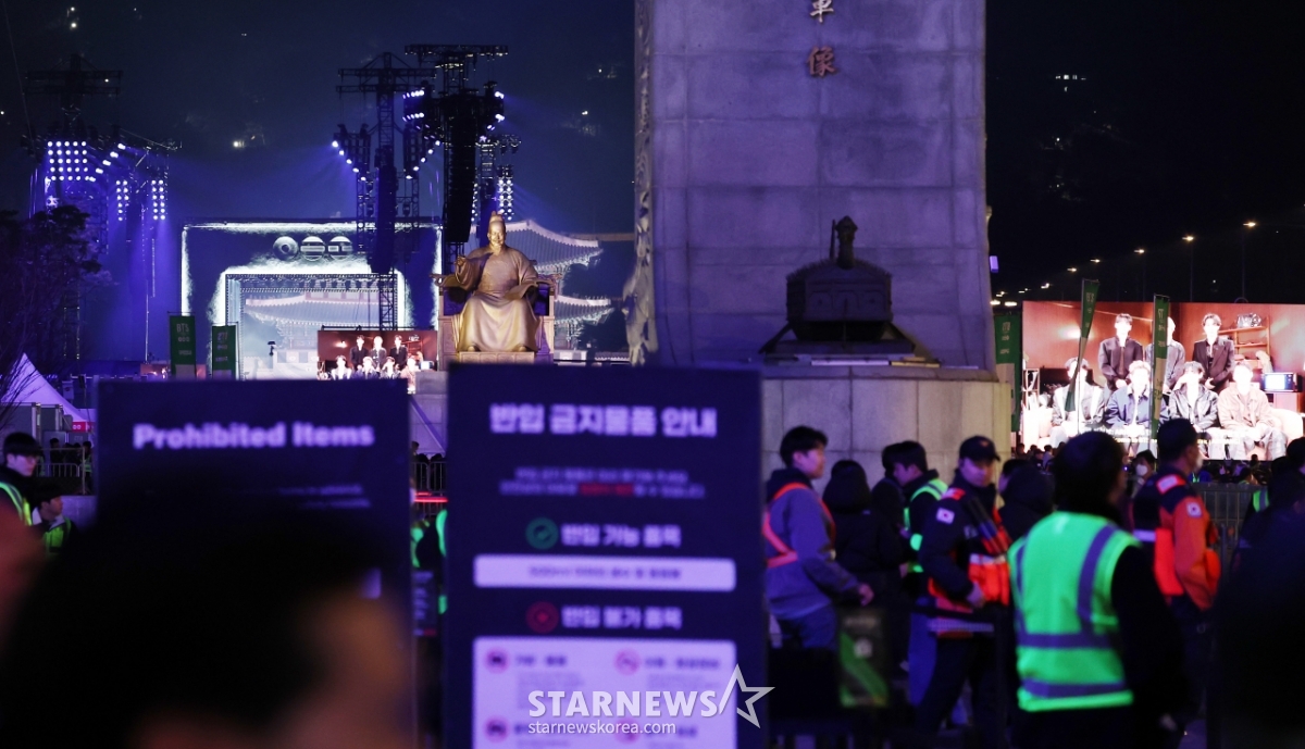 BTS 컴백 공연 임박[★포토]