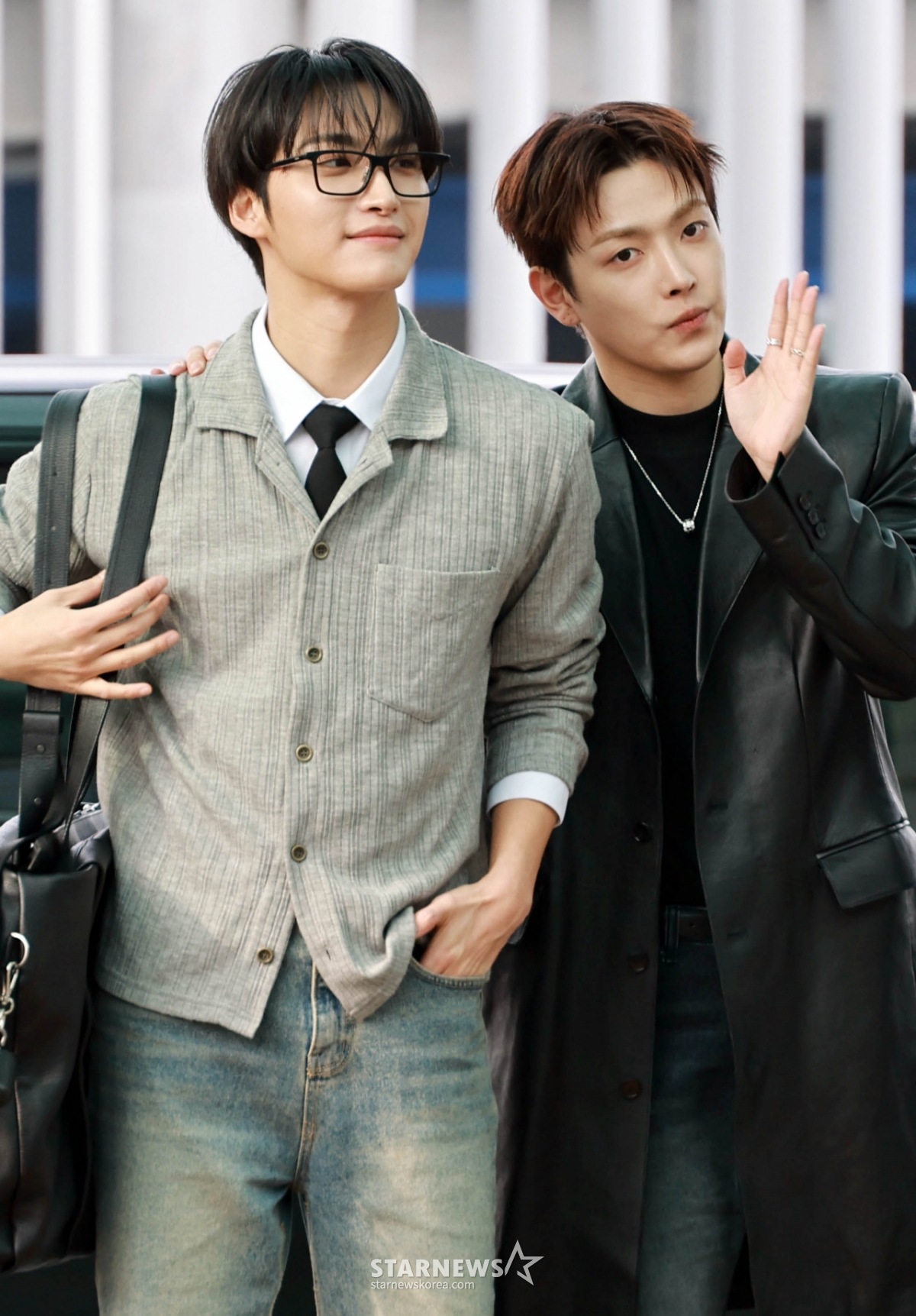 에이티즈 성화-홍중 '잘 다녀올게요'[★포토]