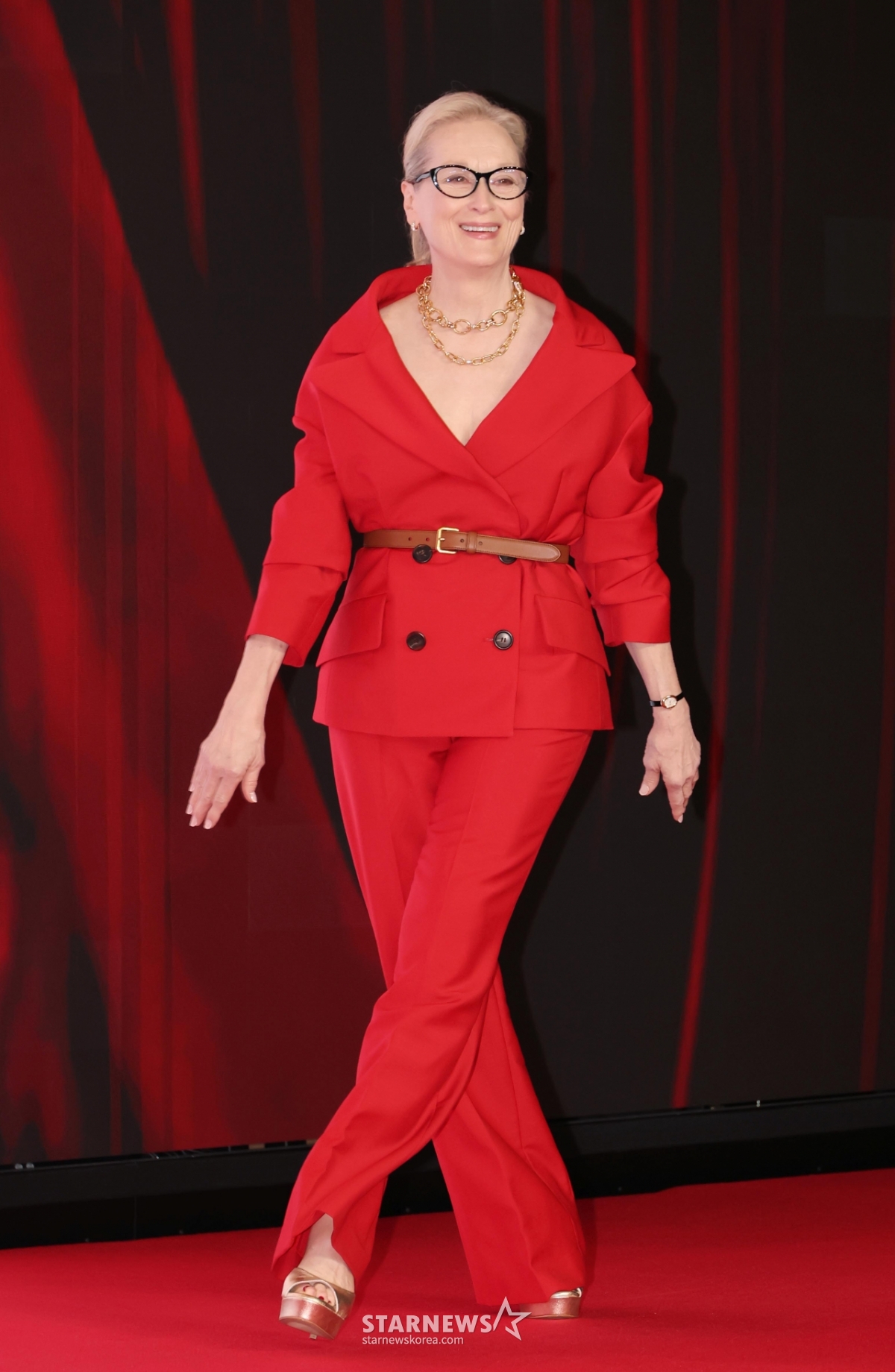 메릴 스트립 '레드카펫 위 미란다'[★포토]