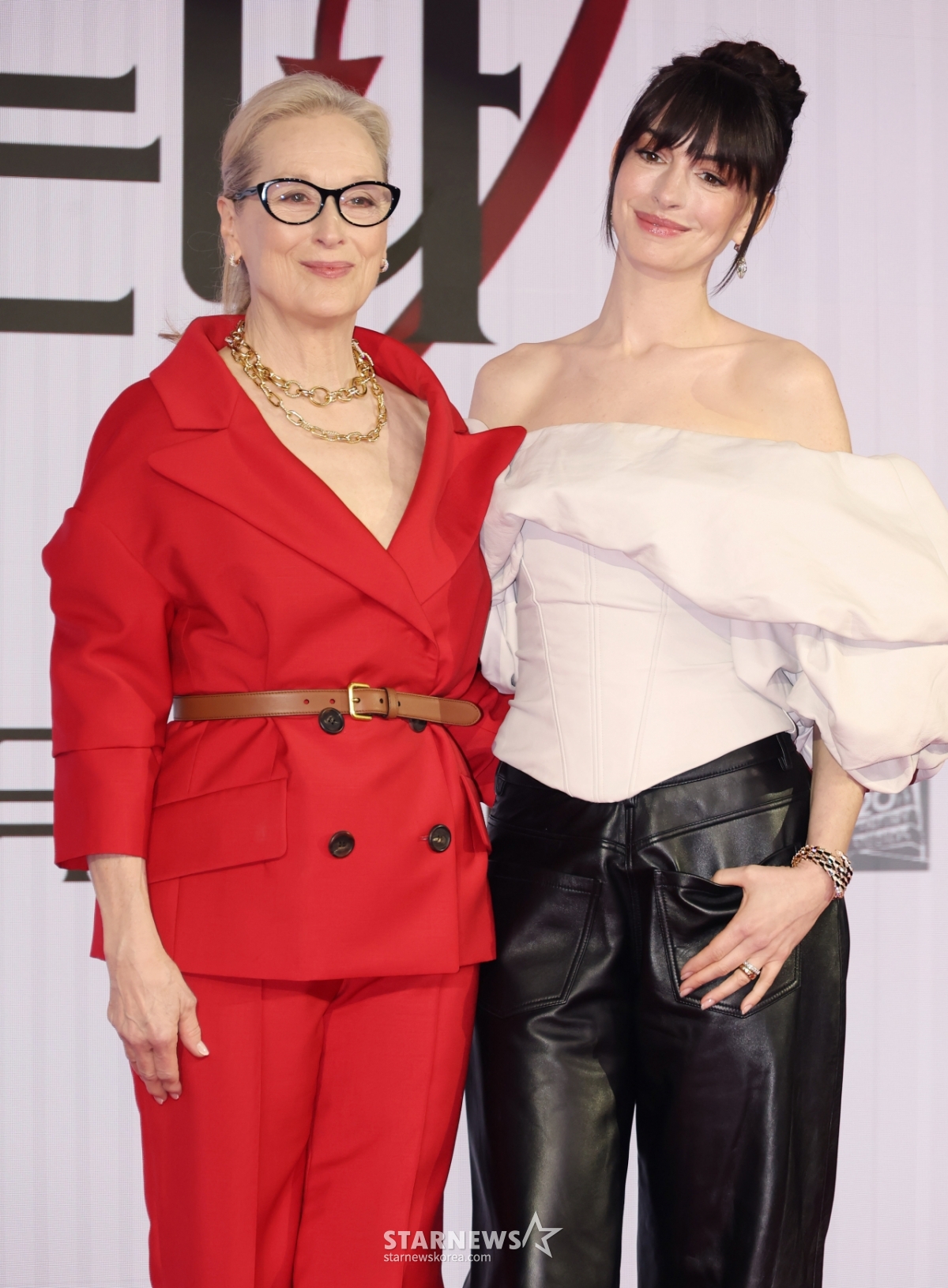 메릴스트립-앤해서웨이 '20년만의 재회'[★포토]