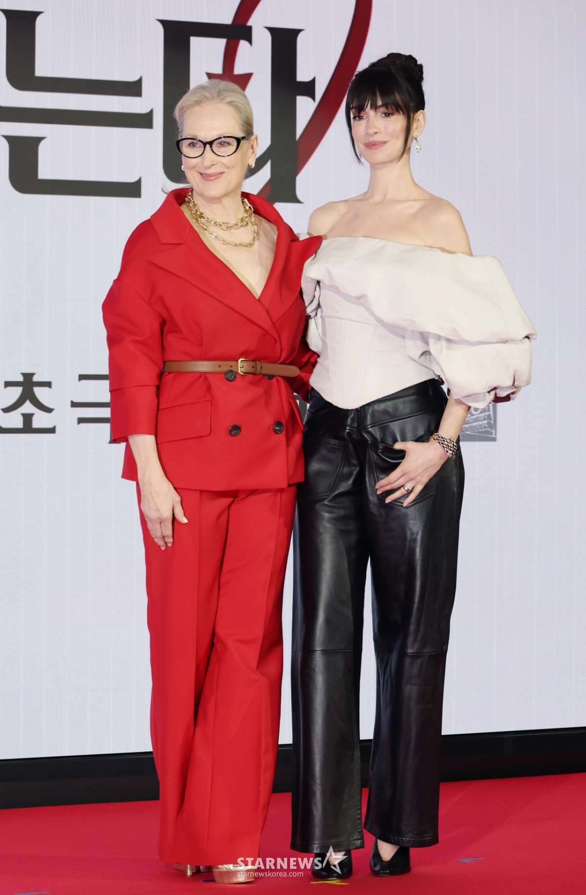 메릴스트립-앤해서웨이 '용호상박 패션센스'[★포토]