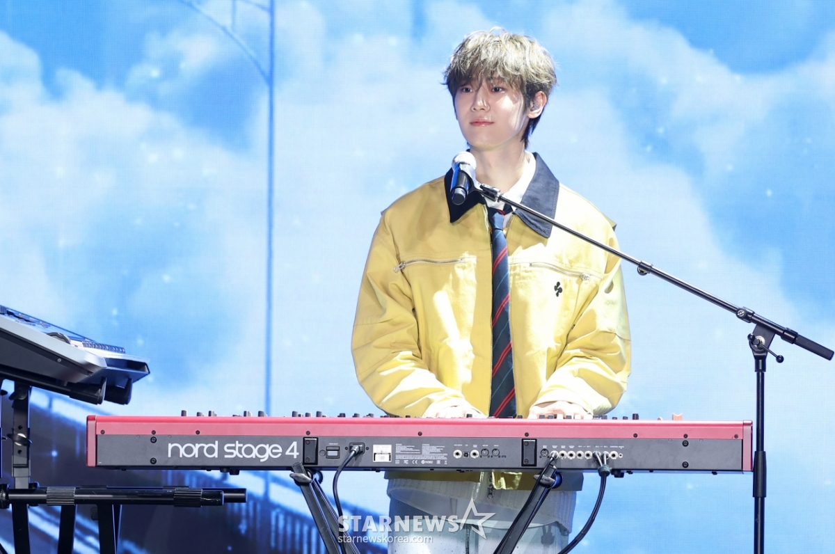 윤영준, 뒤에 있어도 시선 끄는 훈훈함[★포토]