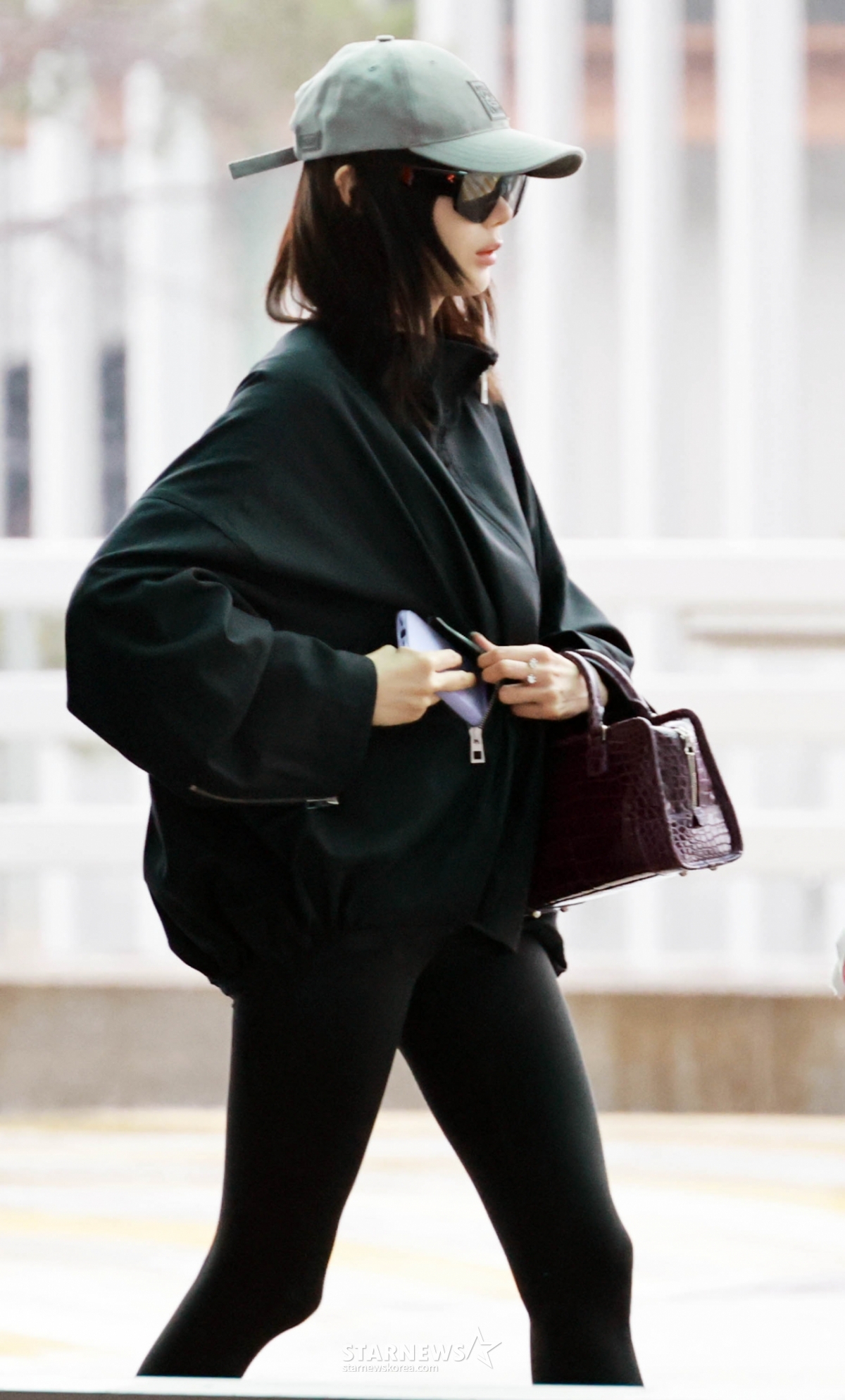 에스파 지젤 '런닝하고 온듯한 느낌'[★포토]