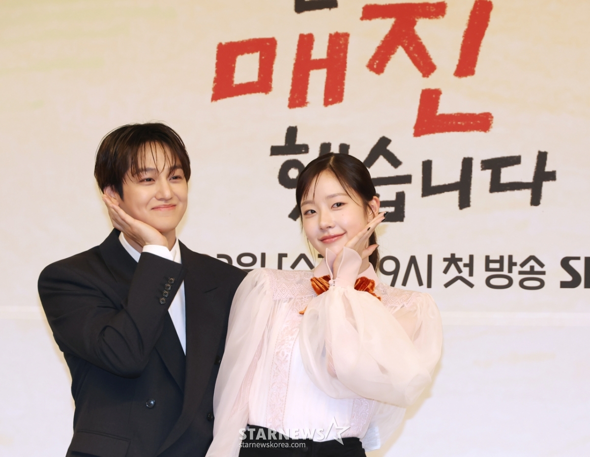 김범-채원빈 '오늘도 매진, 사랑해 주세요'[★포토]