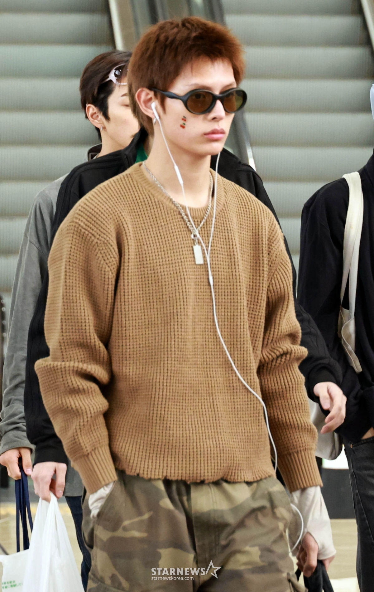 코르티스 제임스 '볼에 앵두스티커'[★포토]