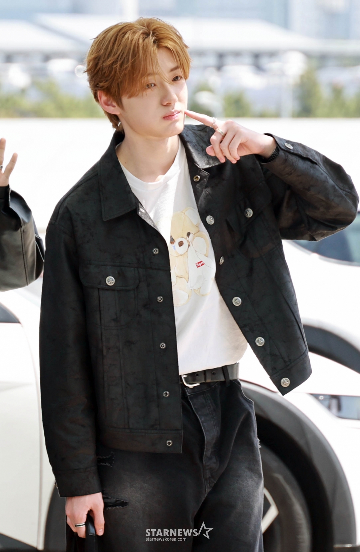 알파드라이브원 상현 '귀여운 볼콕'[★포토]