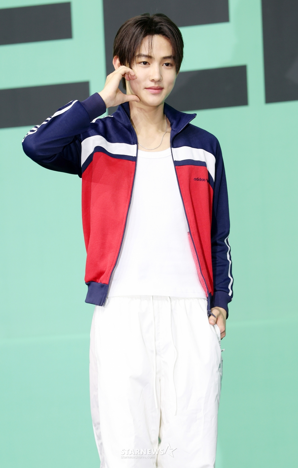 성현, 수줍게 볼하트[★포토]