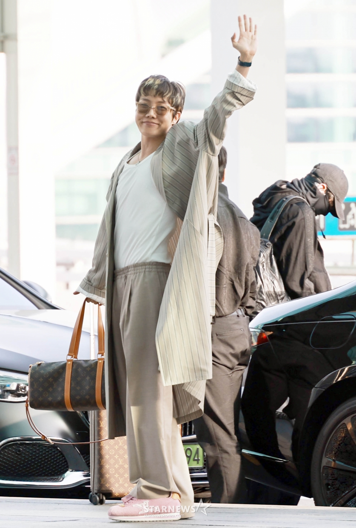 BTS 제이홉 '굿모닝 인사'[★포토]