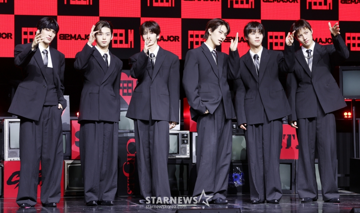 82메이저, 블랙 수트 찰떡 소화[★포토]