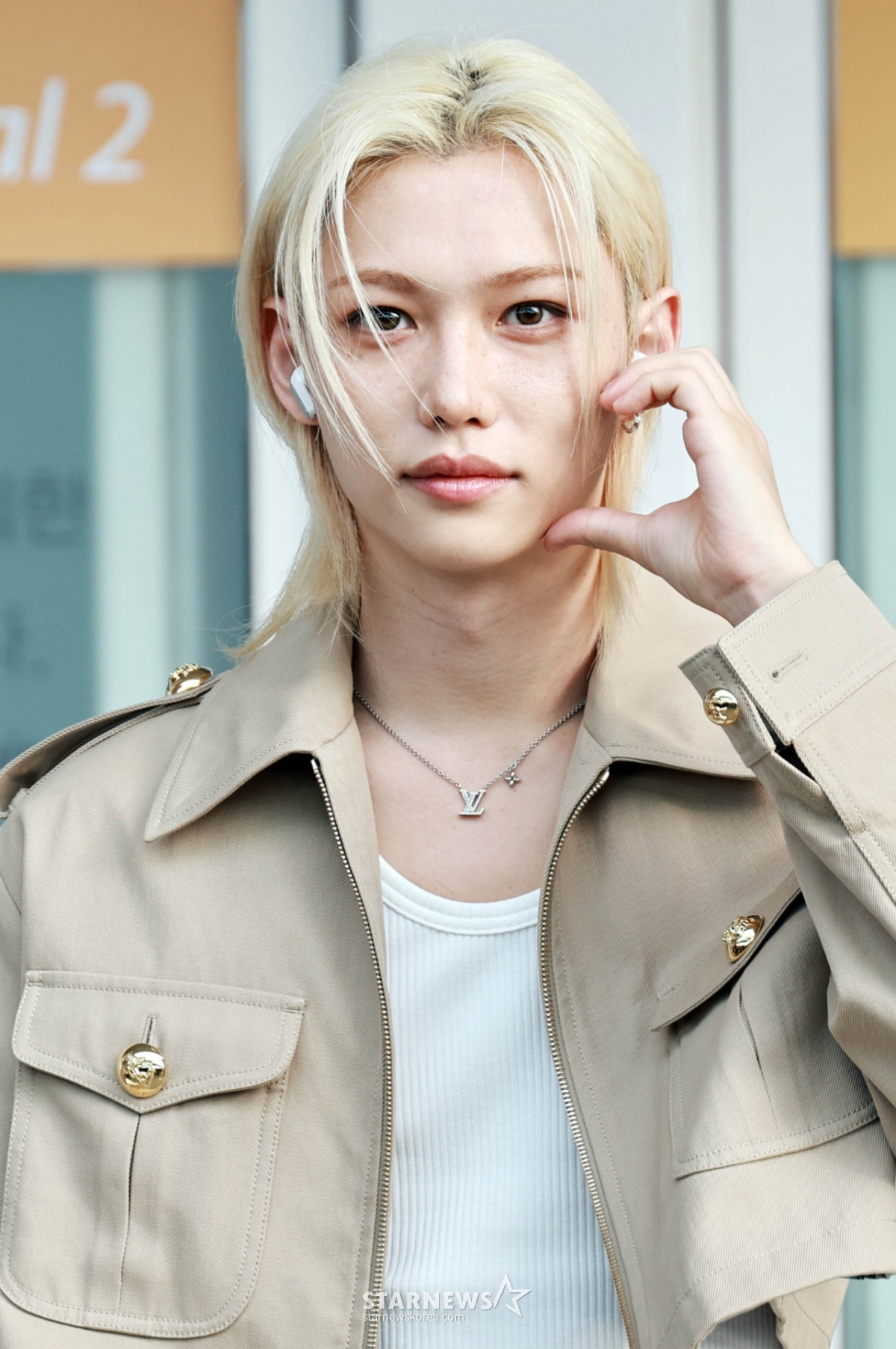 스트레이키즈 필릭스 '심쿵유발 볼하트'[★포토]