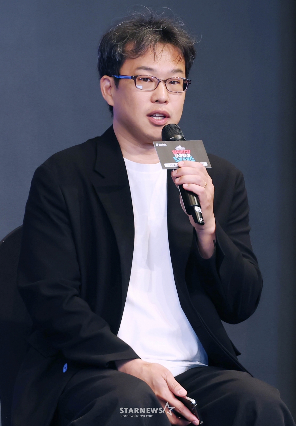 답변하는 윤철 틱톡 뉴스&스포츠 총괄[★포토]
