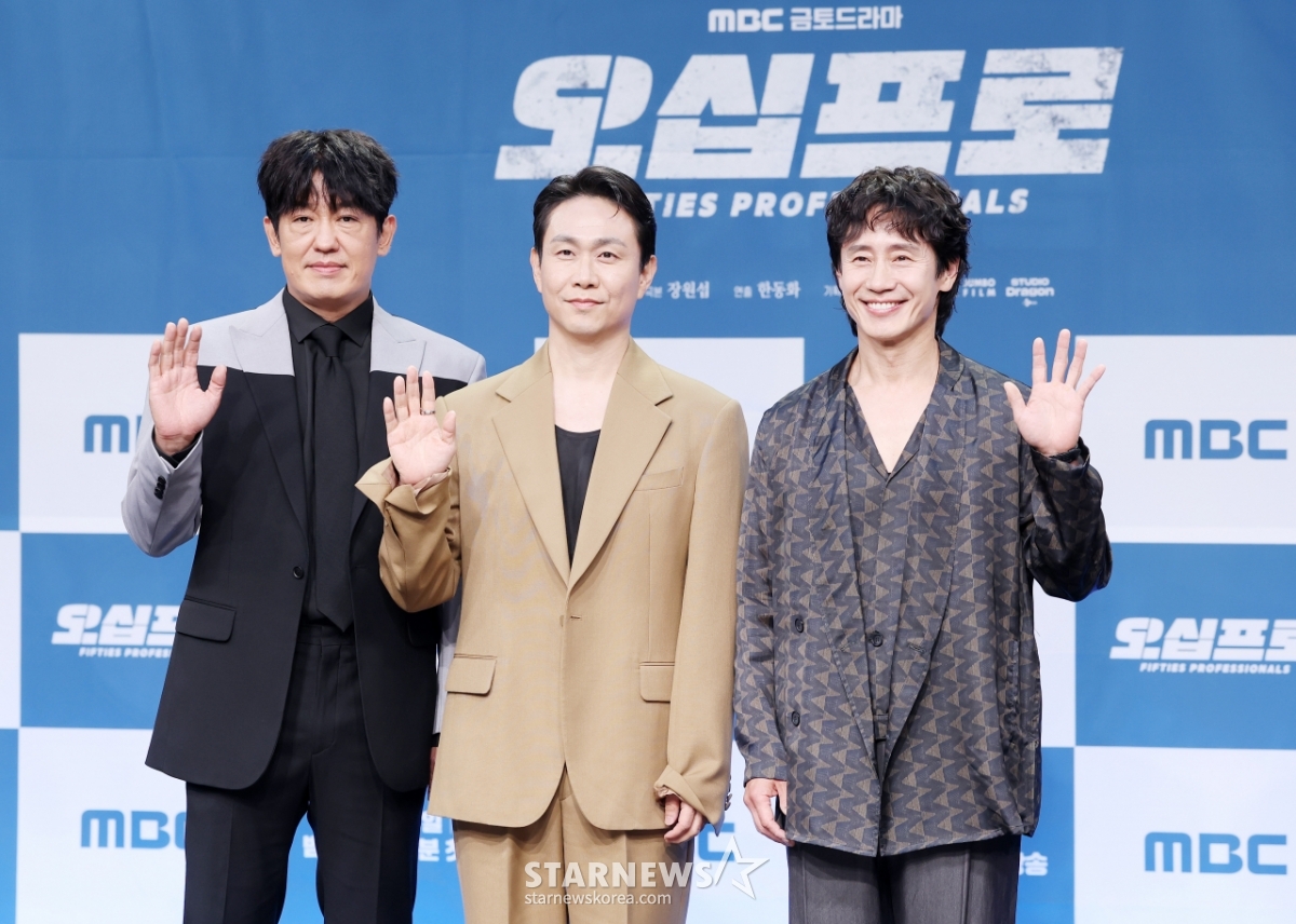 허성태-오정세-신하균, '오십프로'에서 만나요[★포토]