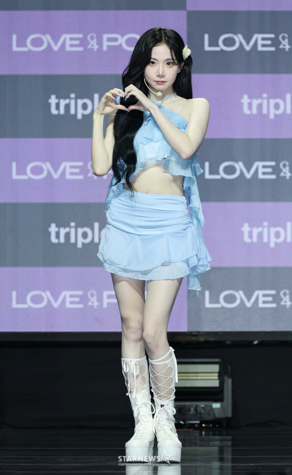 트리플에스 김나경 '깜찍 손하트'[★포토]