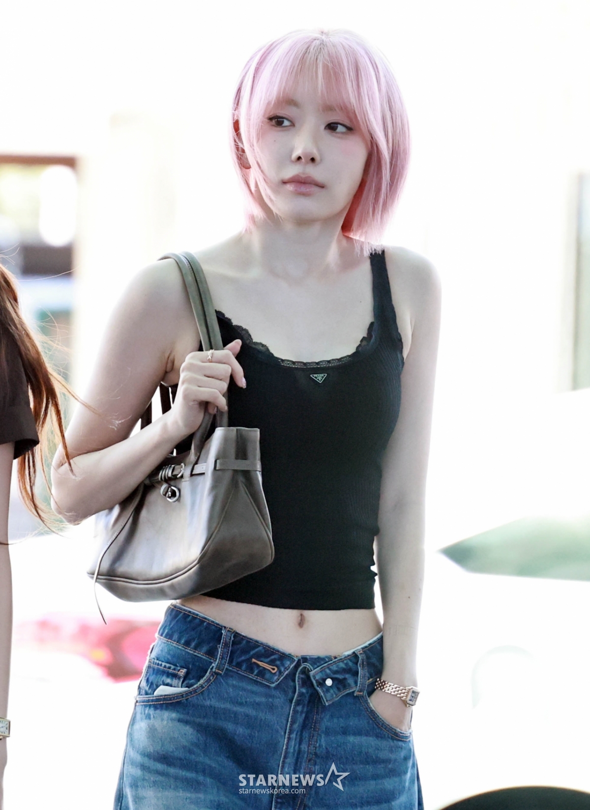 르세라핌 사쿠라 '핑크단발이 너무 예뻐!'[★포토]