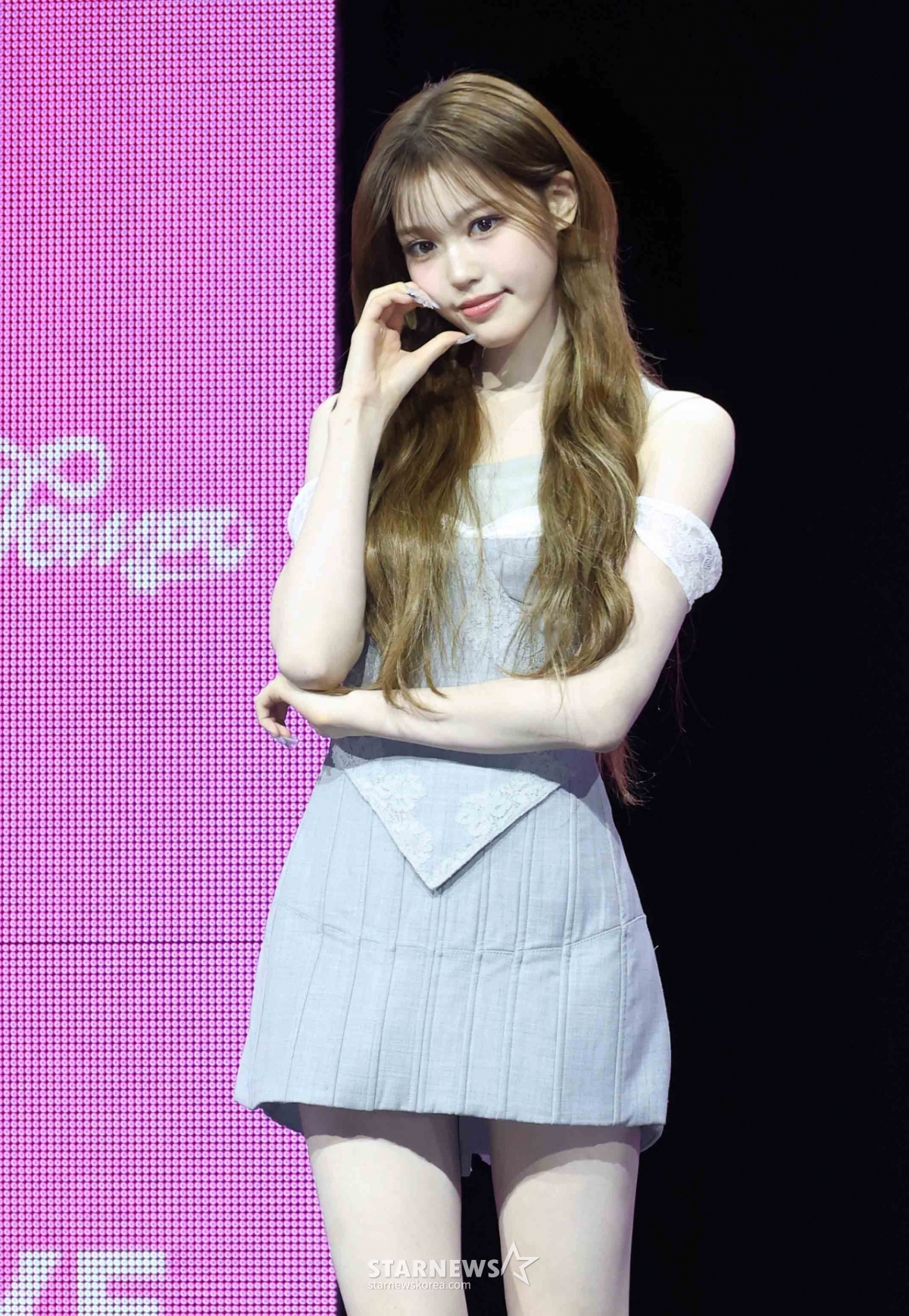 이즈나 정세비 '완벽한 볼하트'[★포토]