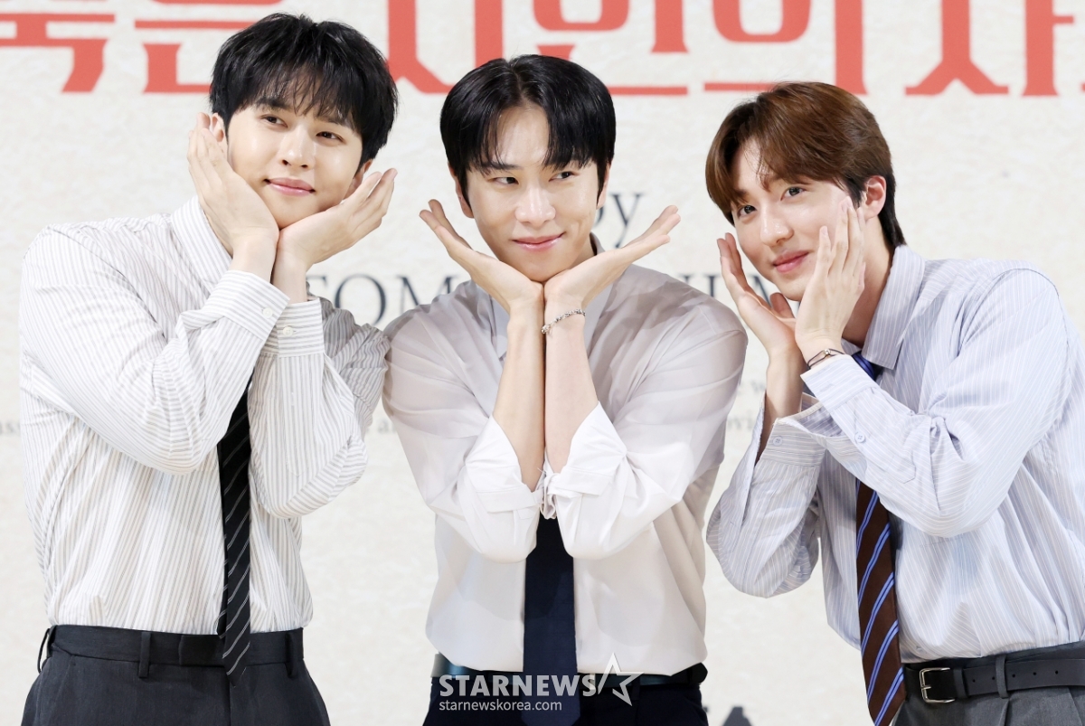 이재환-김락현-찬희, 훈훈한 꽃받침[★포토]