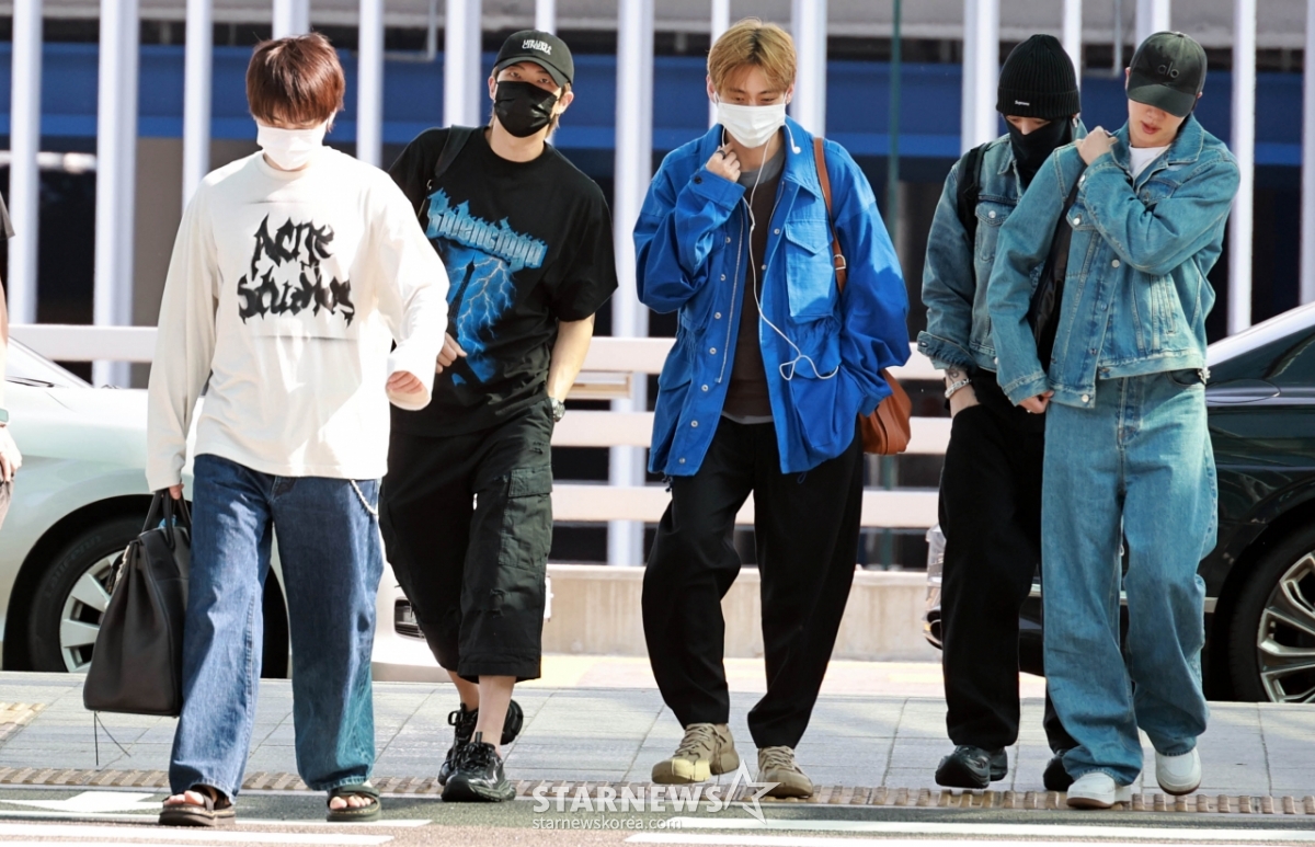 BTS '유럽 5개국 투어 출발'[★포토]