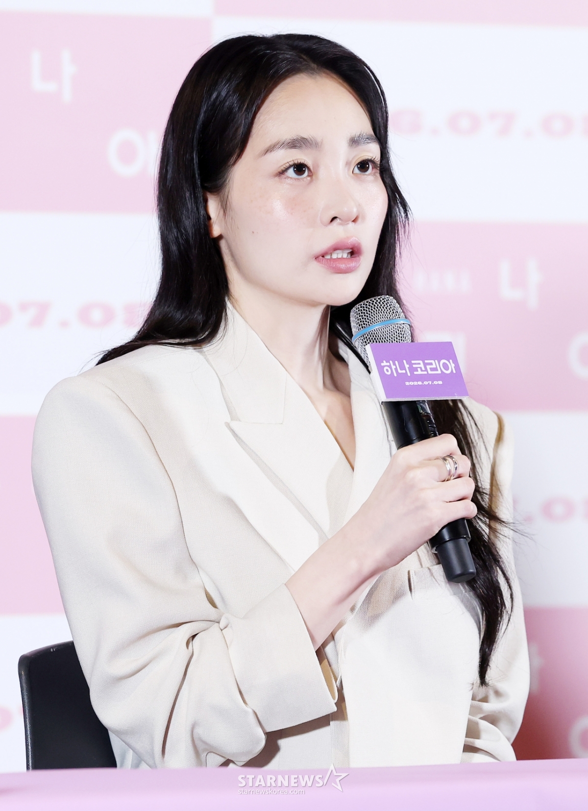 김민하, 탈북민 연기 담긴 영화 '하나 코리아'[★포토]