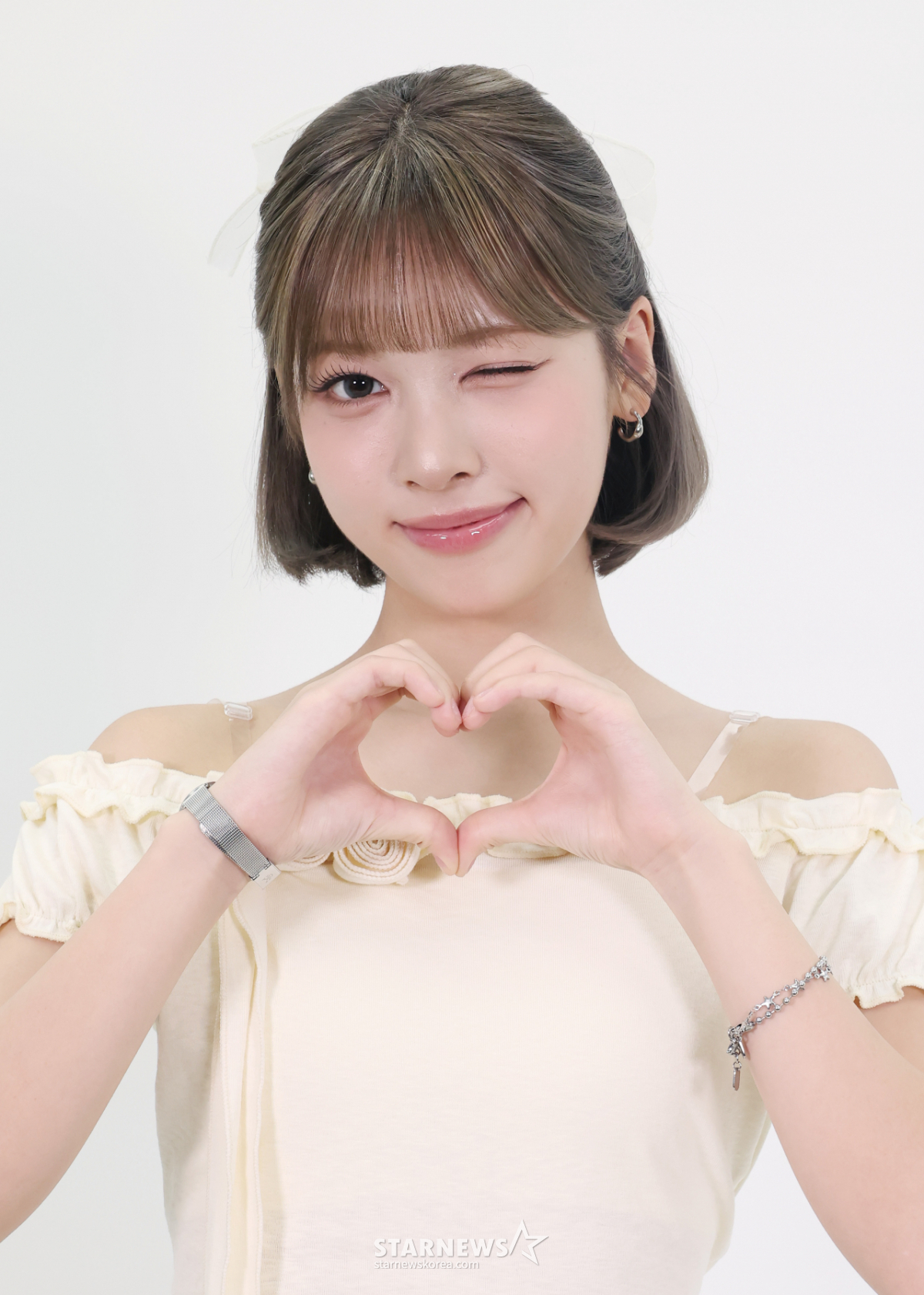 리센느 메이 '완벽한 손하트'[★포토]