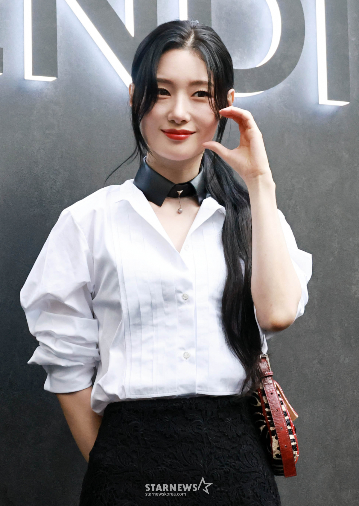 정채연 '매력적인 레드립'[★포토]