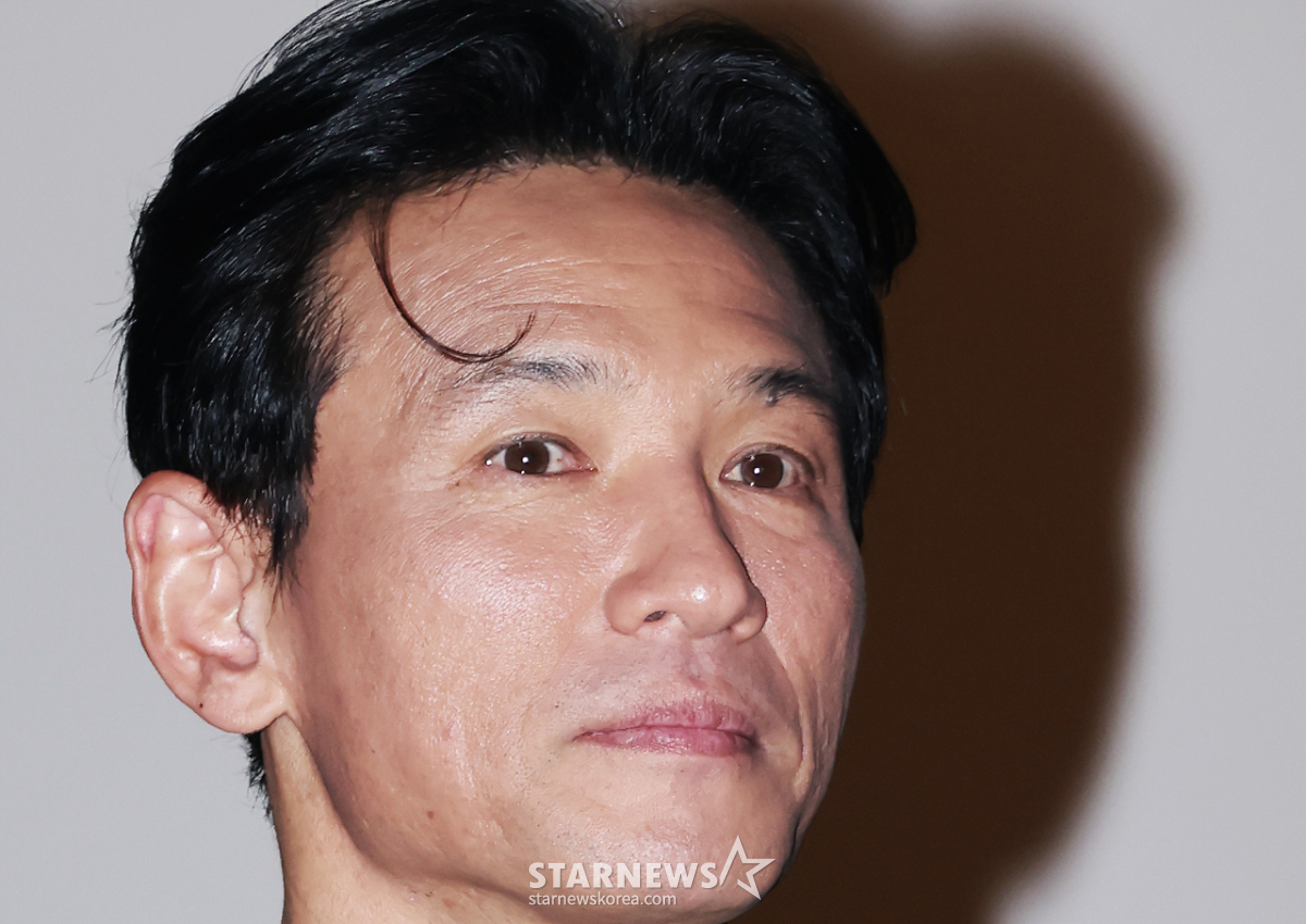 '사생활 논란' 황정민, 호프 무대인사 일정 소화[★포토]