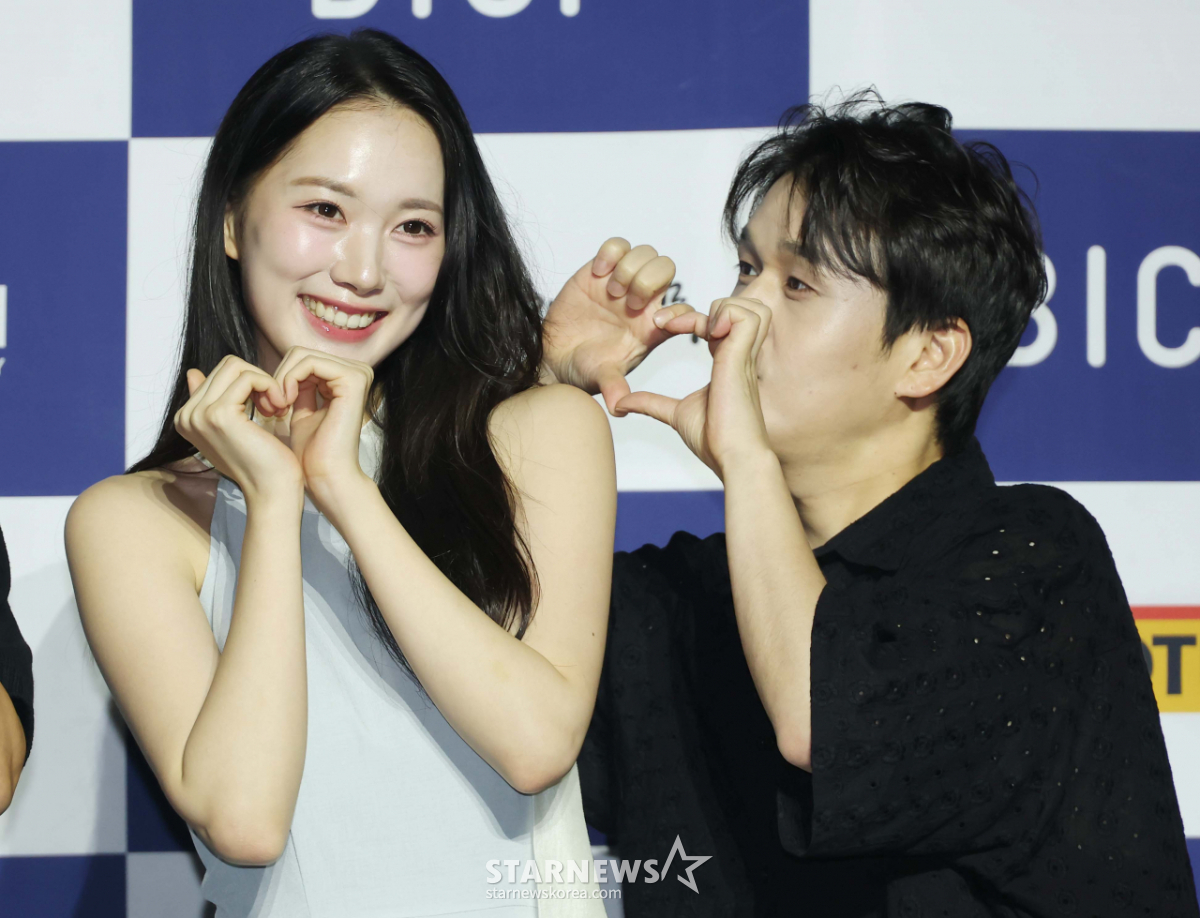 황혜선-김진곤 '남다른 애정표현'[★포토]