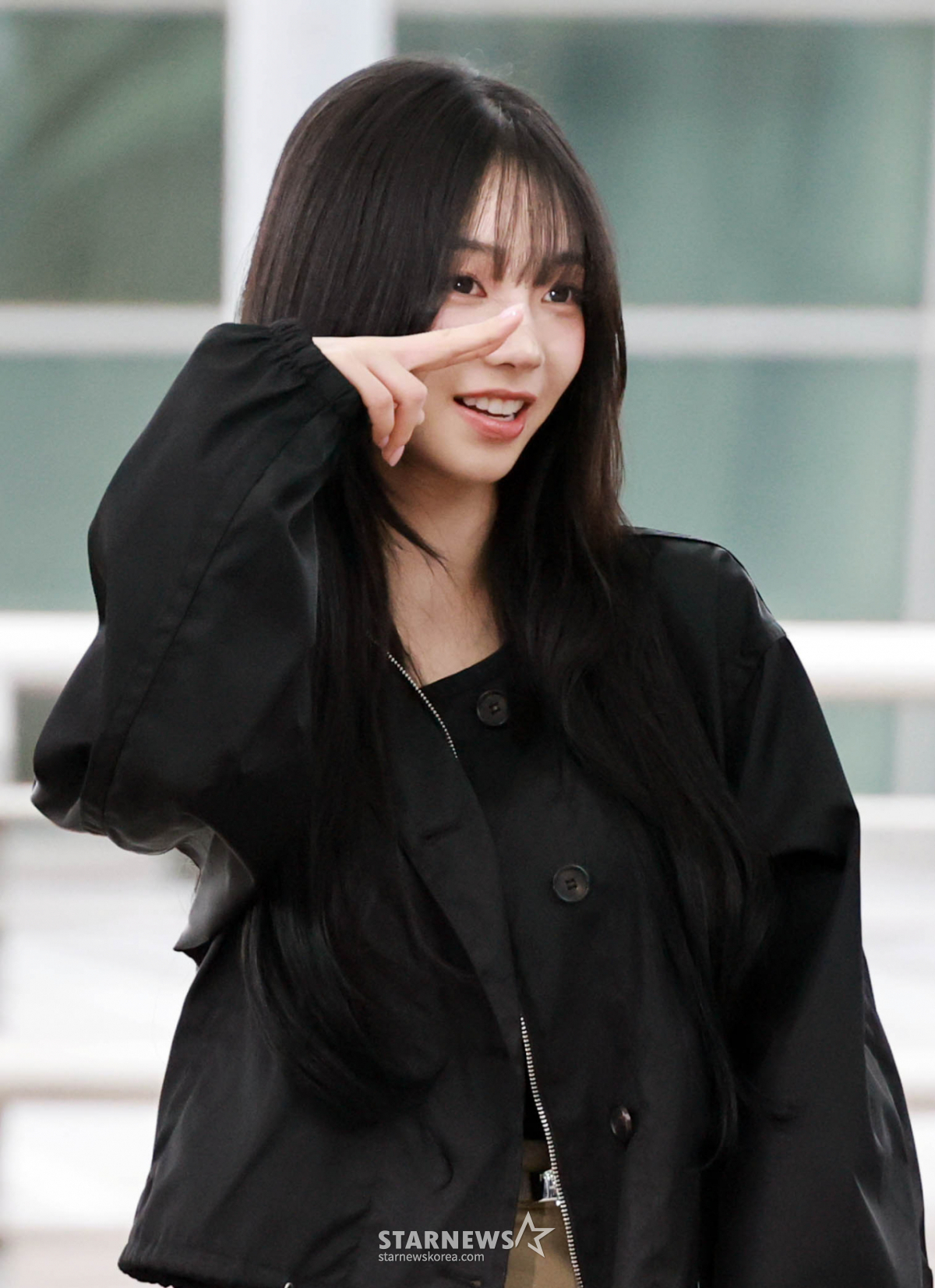 에스파 카리나 '저 앞머리 잘랐어요~'[★포토]