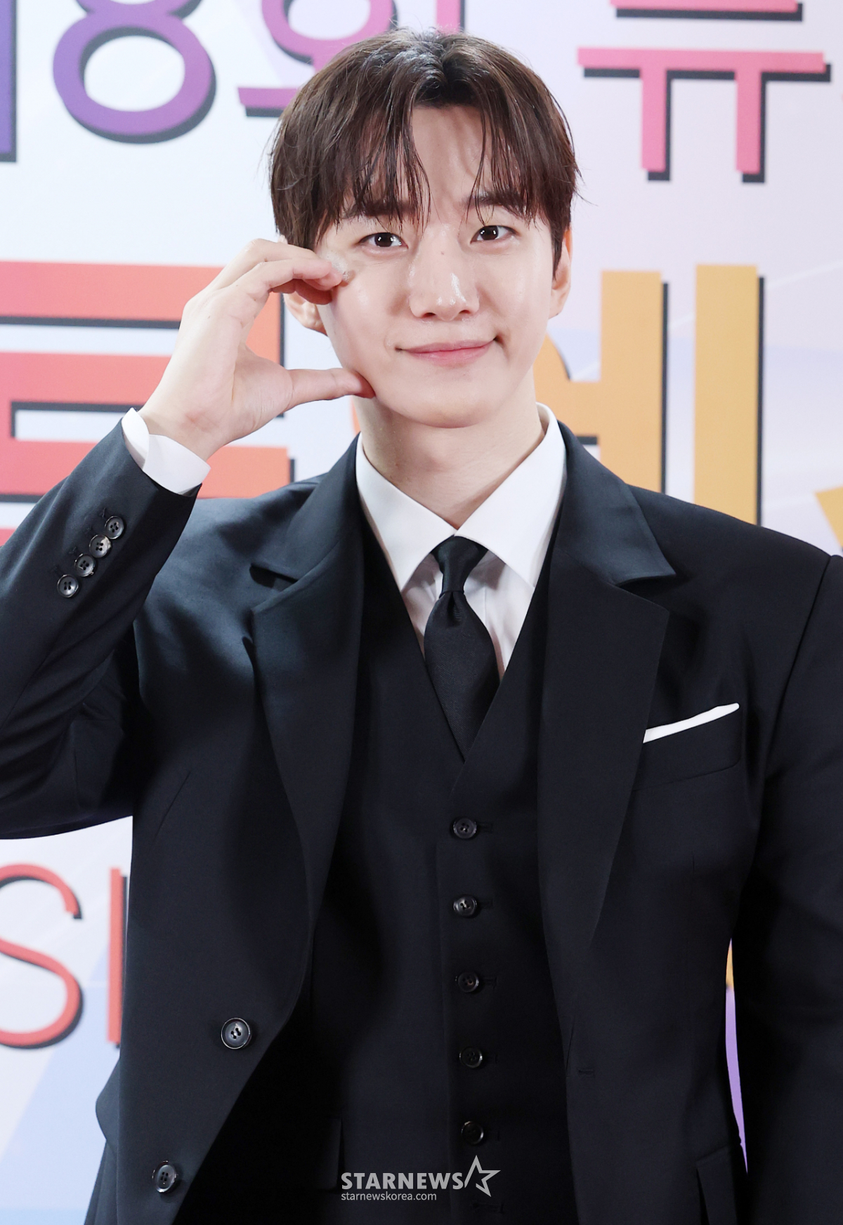 이준호, 볼하트로 완성한 잘생김[★포토]