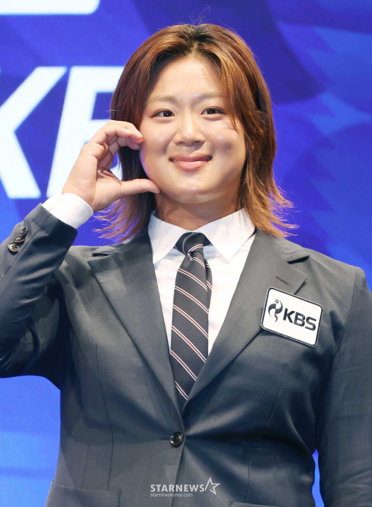 정유인 '깜찍 볼하트'[★포토]