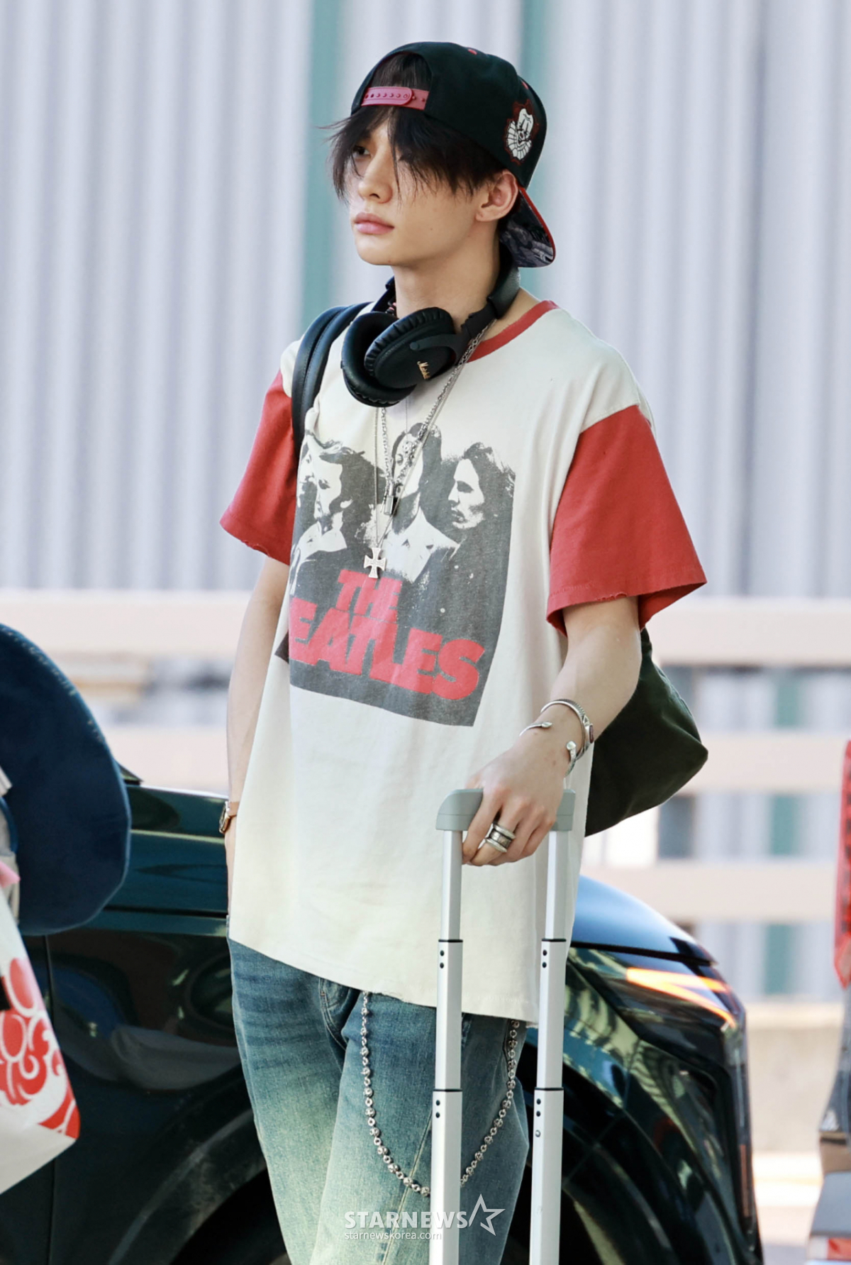 스트레이키즈 현진 '꾸안꾸 패션센스'[★포토]