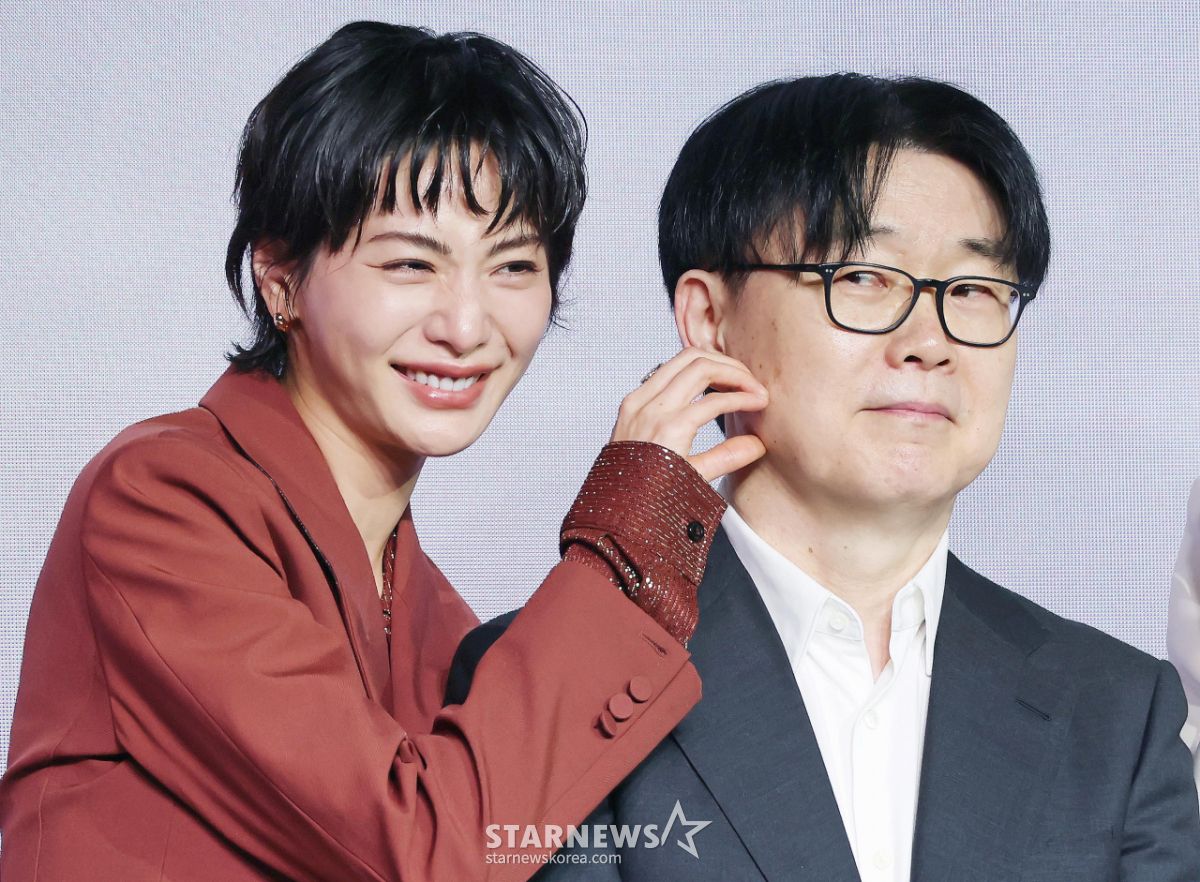 나나-정지우 감독 '부담스런 볼하트'[★포토]