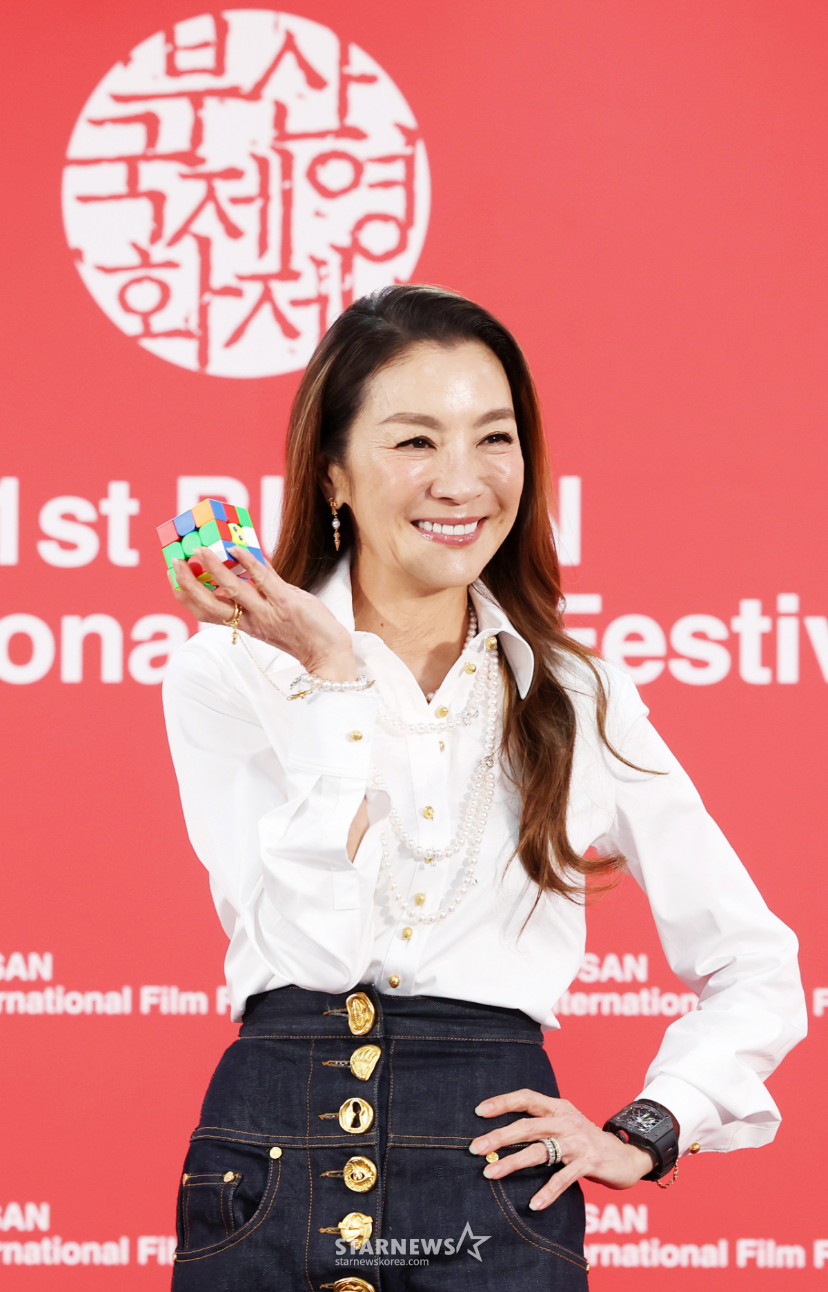 양자경, '우리 할머니는 큐브왕'[★포토]