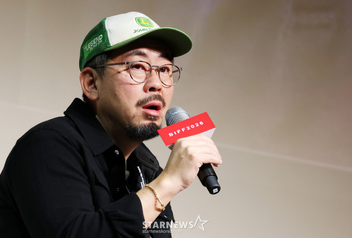 관객들과 소통하는 나홍진 감독[★포토]