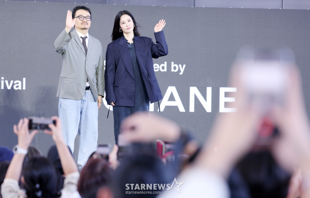 부산 관객들 만난 영화 '실낙원'[★포토]