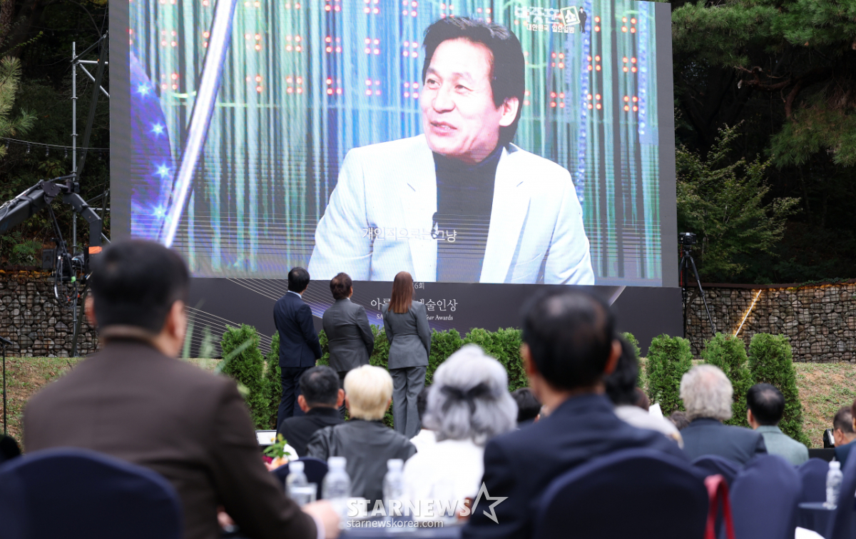 故안성기, '아름다운 예술인상' 굿피플예술인[★포토]