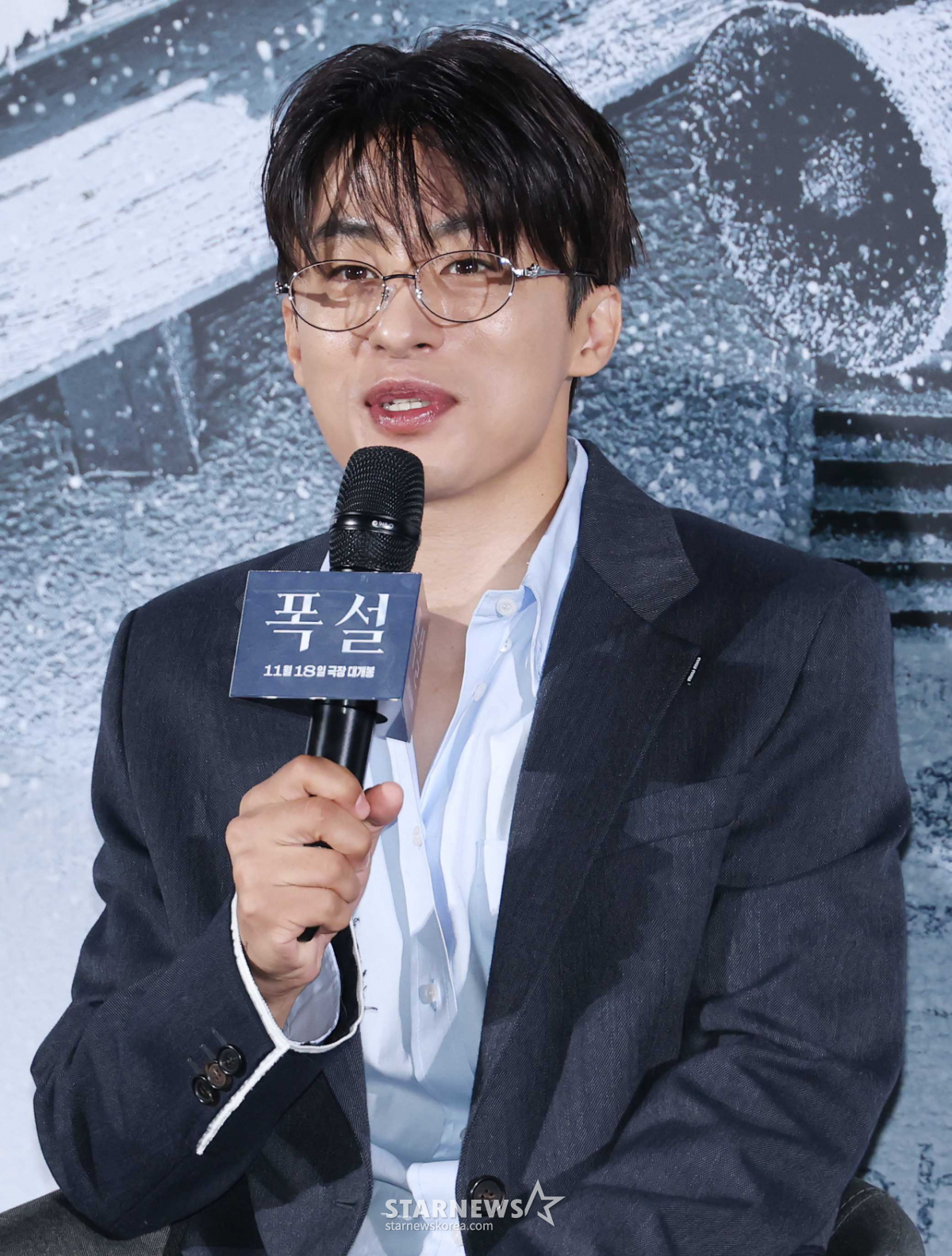 구교환 '폭설, 믿고 보세요'[★포토]