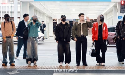 엔하이픈 '6인제재로 첫 출국' 