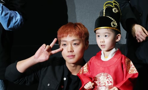 박지훈 '꼬마 단종과 함께'[★포토]