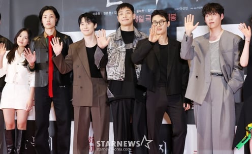 영화 '살목지' 의 훈훈한 배우진들[★포토]