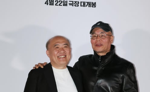 이명세-조성우, '란 12.3' 두 감독[★포토]