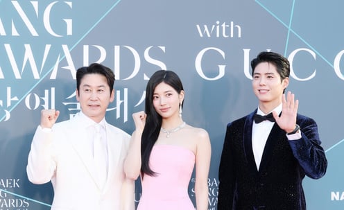 신동엽-수지-박보검, 8년째 백상에서 호흡[★포토]