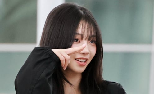 에스파 카리나 '저 앞머리 잘랐어요~'[★포토]