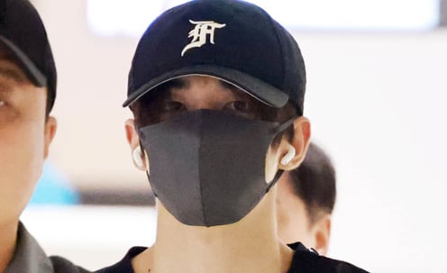스트레이키즈 현진 '마스크 써도 잘생김'[★포토]