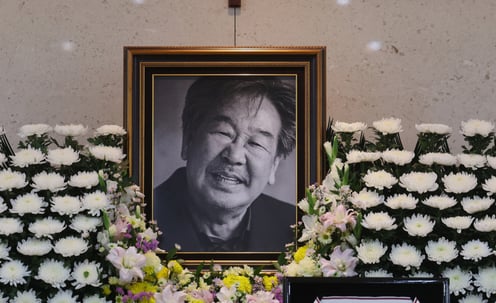 금관문화훈장 추서된 故최불암 빈소[★포토]